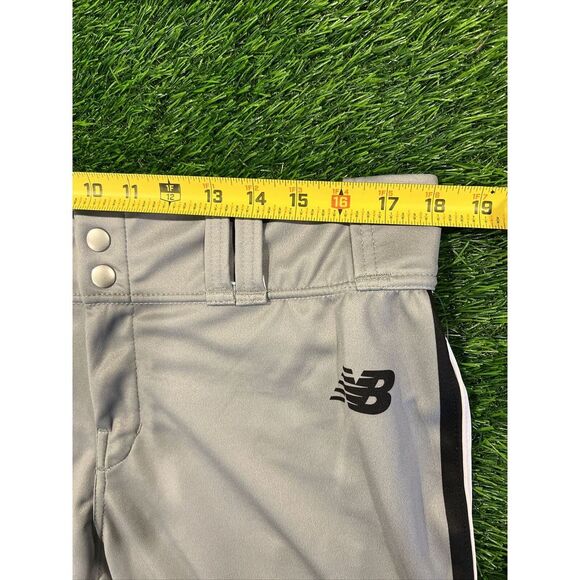 New‎ Balance Baseball Pants 36x33 Gray Piped Joggers Sweatpants [Tag size = 38] - Picture 7 of 10